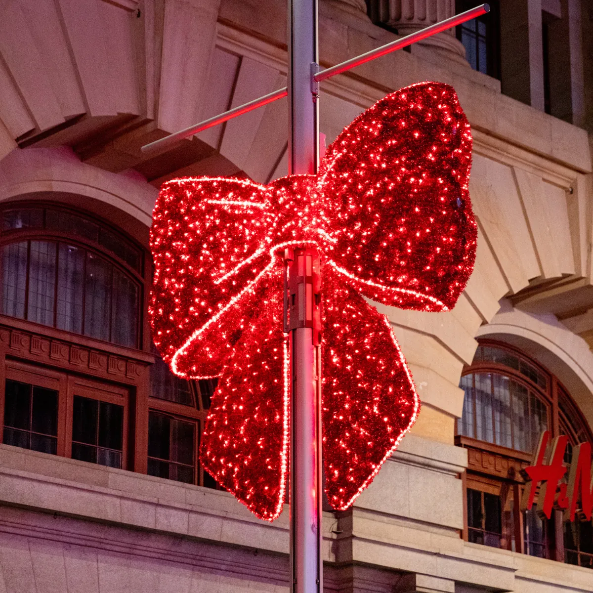City of Perth Light Poles Christmas display 2