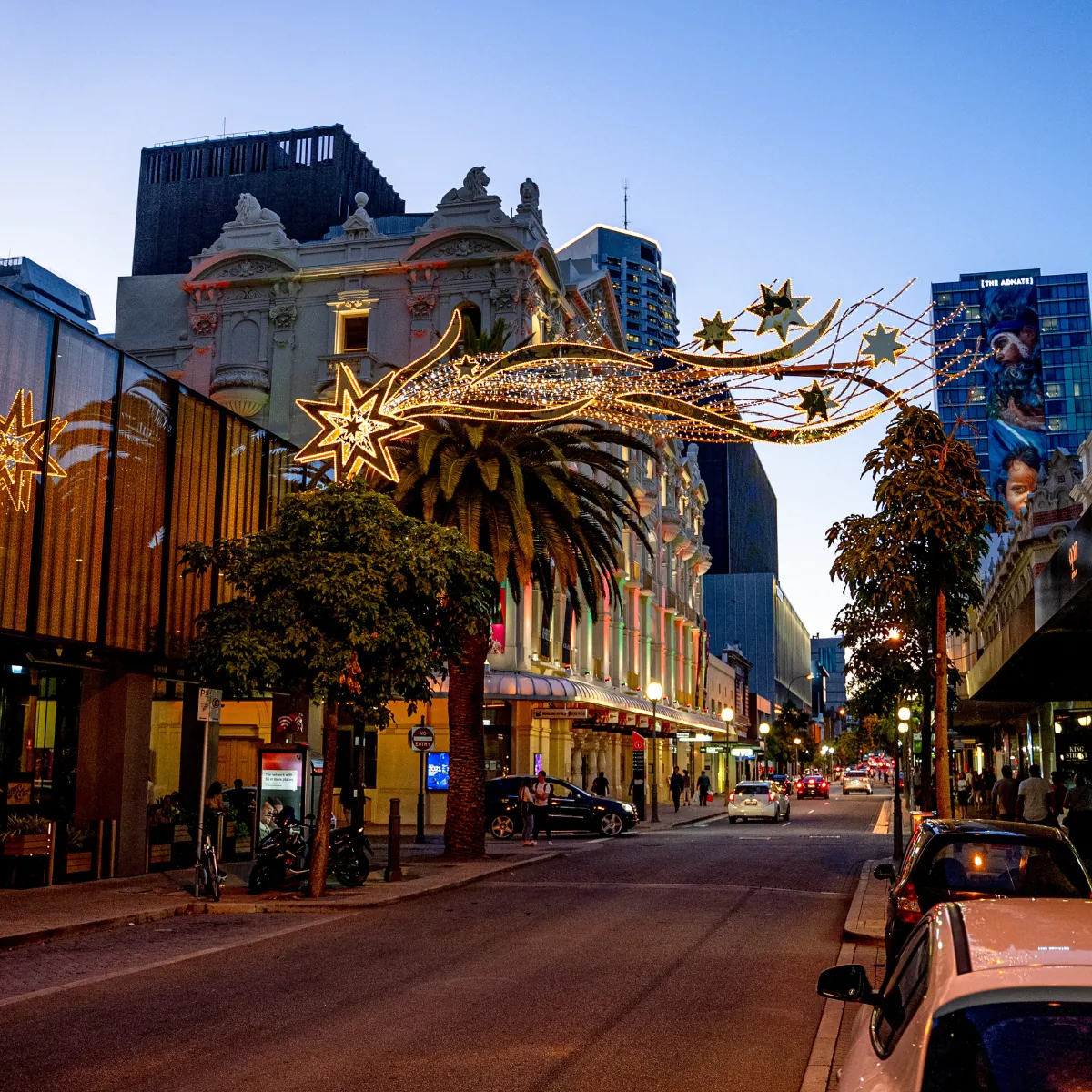 City of Perth Light Poles Christmas display 4
