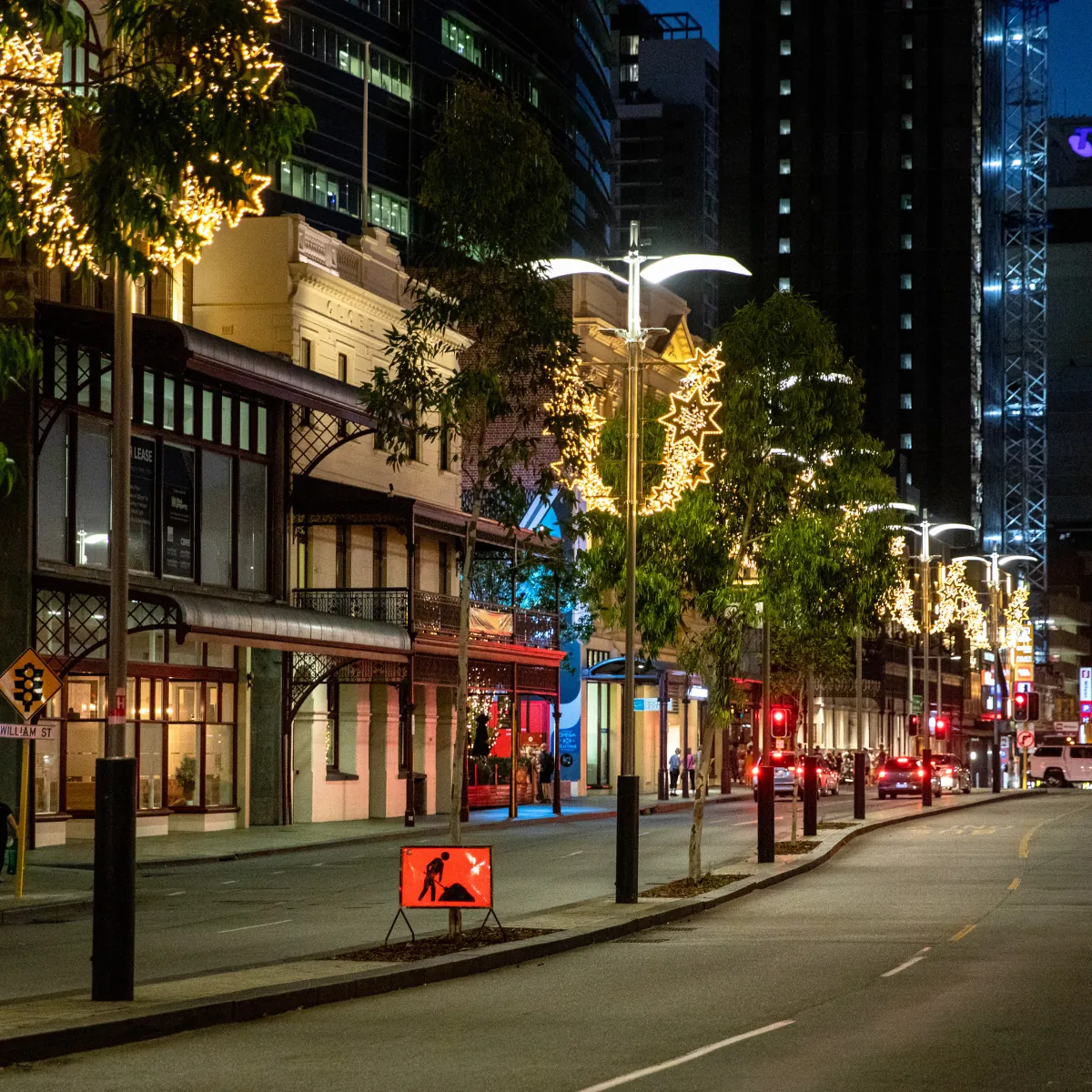 City of Perth Light Poles Christmas display 5