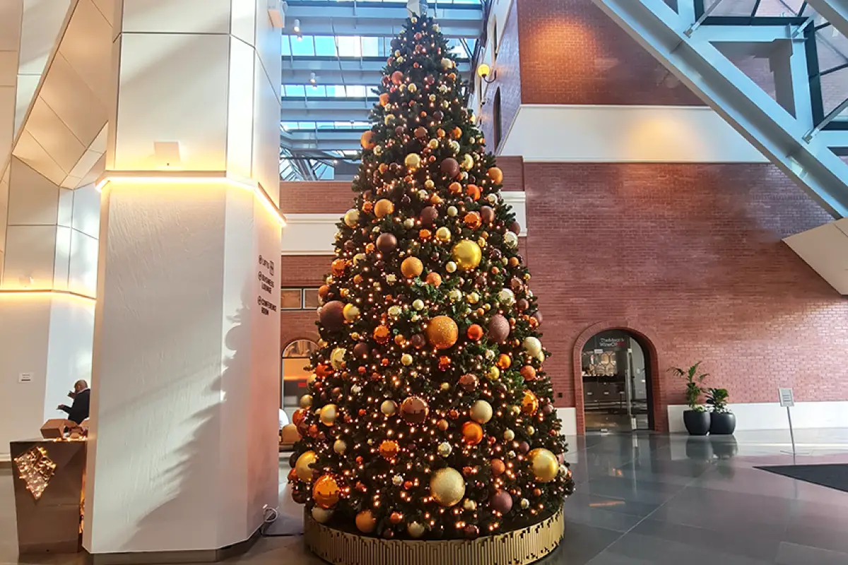 Palace Tower Christmas tree