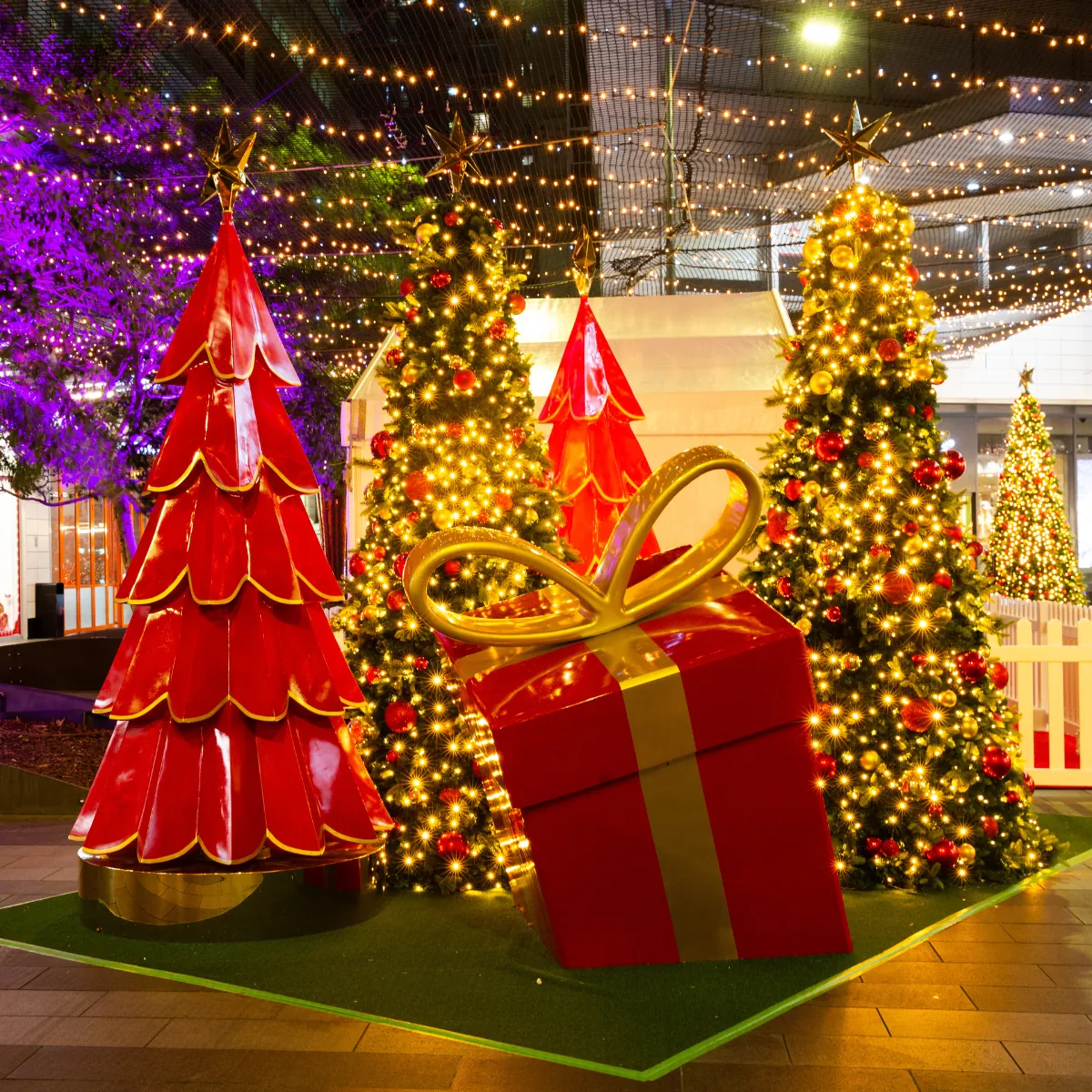 World Square Christmas display